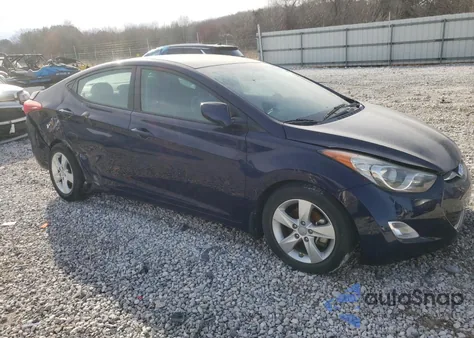 2013 Hyundai Elantra Gls z USA, uszkodzony, nr VIN 5NPDH4AE3DH405242